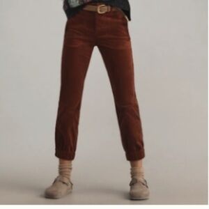 ANTHROPOLOGIE - THE RICHIE SLIM JOGGERS: CORDUROY EDITION